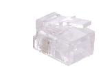 Accessoire Coffret De Communication - Connecteur Rj45 - Panneau De Brassage Fiche modulaire RJ11 male pour cable telephonique plat x10