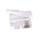 Accessoire Coffret De Communication - Connecteur Rj45 - Panneau De Brassage Fiche modulaire RJ11 male pour cable telephonique plat x10