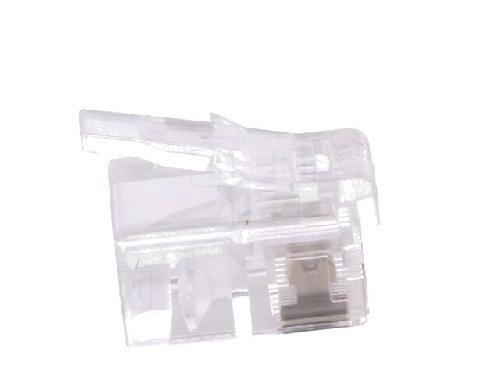 Accessoire Coffret De Communication - Connecteur Rj45 - Panneau De Brassage Fiche modulaire RJ11 male pour cable telephonique plat x10