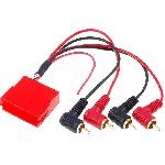 Fiches Iso Autoradio compatible avec AUDI ALFA VW ap98 AMPLI ORIGINE MINI ISO+2x2 RCA