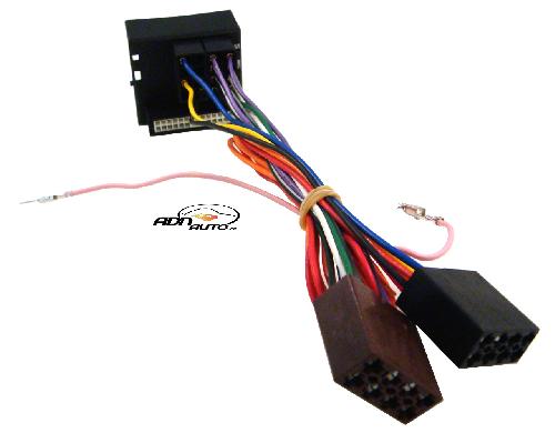 Faisceaux ISO de Roger Fiches ISO Autoradio compatible avec Mercedes Smart 04-23 voir liste