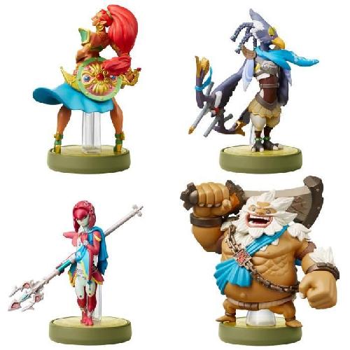 Figurine De Jeu Figurine Amiibo - Urbosa. Revali. Mipha & Daruk ? Collection The Legend of Zelda