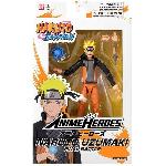 Figurine Miniature - Personnage Miniature Figurine Anime Heroes - Bandai - Naruto Shippuden - Naruto Uzumaki (Final Battle) - 17 cm