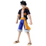 Figurine Miniature - Personnage Miniature Figurine Anime Heroes - Bandai - One Piece - Luffy (Dressrosa) - 17 cm