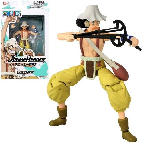 Figurine Miniature - Personnage Miniature Figurine Anime Heroes - Bandai - One Piece - Usopp - 17 cm