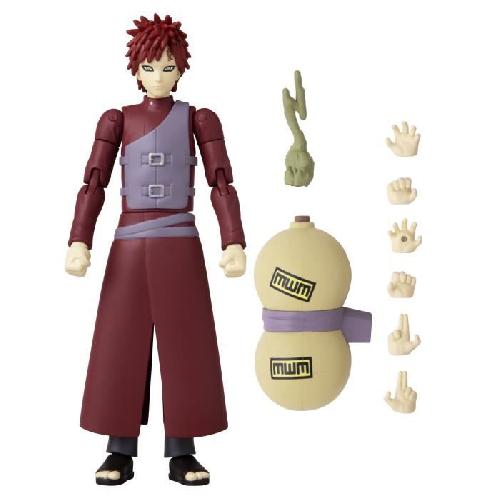 Figurine Miniature - Personnage Miniature Figurine Anime Heroes Gaara - BANDAI Naruto Shippuden - 17 cm - 16 points d'articulation