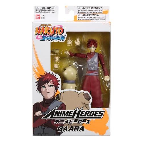 Figurine Miniature - Personnage Miniature Figurine Anime Heroes Gaara - BANDAI Naruto Shippuden - 17 cm - 16 points d'articulation
