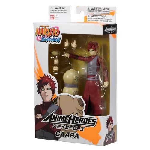 Figurine Miniature - Personnage Miniature Figurine Anime Heroes Gaara - BANDAI Naruto Shippuden - 17 cm - 16 points d'articulation