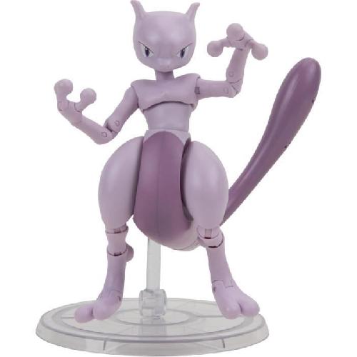 Figurine Miniature - Personnage Miniature Figurine - BANDAI - Pokémon Mewtwo - 12 cm. ultra articulée et tres détaillée