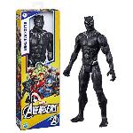 Figurine Miniature - Personnage Miniature Figurine Black Panther 30 cm. jouet Avengers Titan Hero Series pour enfants a partir de 4 ans. Marvel