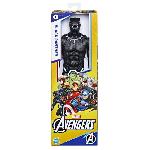 Figurine Miniature - Personnage Miniature Figurine Black Panther 30 cm. jouet Avengers Titan Hero Series pour enfants a partir de 4 ans. Marvel