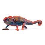 Figurine Miniature - Personnage Miniature Figurine Caméléon . Figurine qui change de couleur avec la chaleur. jouet pour enfants des 3 ans - Schleich 14858 WILD LIFE