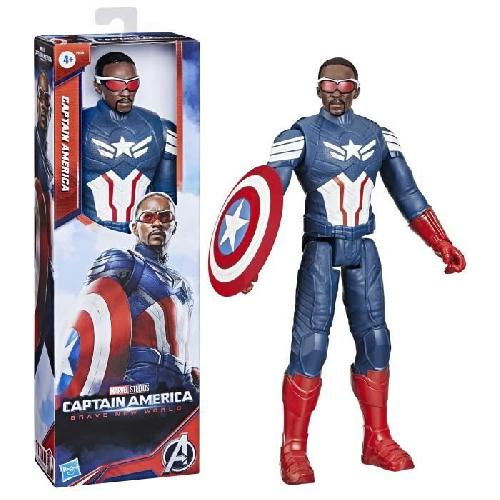 Figurine Miniature - Personnage Miniature Figurine Captain America 30 cm. Titan Hero Series. Marvel Studios Captain America Brave New World. Des 4 ans