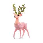 Figurine Miniature - Personnage Miniature Figurine Cerf Magique rose. Schleich 13996 Bayala. Pour enfant des 5 ans