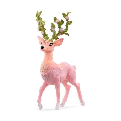 Figurine Miniature - Personnage Miniature Figurine Cerf Magique rose. Schleich 13996 Bayala. Pour enfant des 5 ans