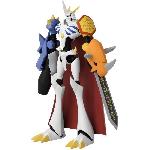 Figurine Miniature - Personnage Miniature Figurine Digimon Omegamon 17 cm - Anime Heroes - BANDAI - 16 points d'articulation - Accessoires inclus