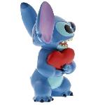 Figurine Miniature - Personnage Miniature Figurine - DISNEY TRADITION - STITCH HEART - Licence Officielle Lilo et Stitch - Enesco