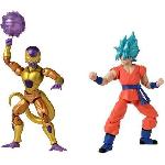 Figurine Miniature - Personnage Miniature Figurine Dragon Ball Super Dragon Stars 17 cm - Golden Freezer vs Super Saiyan Blue Goku - BANDAI