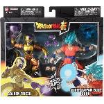 Figurine Miniature - Personnage Miniature Figurine Dragon Ball Super Dragon Stars 17 cm - Golden Freezer vs Super Saiyan Blue Goku - BANDAI