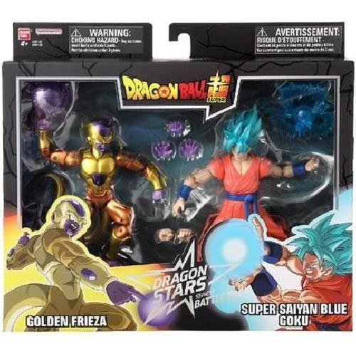 Figurine Miniature - Personnage Miniature Figurine Dragon Ball Super Dragon Stars 17 cm - Golden Freezer vs Super Saiyan Blue Goku - BANDAI