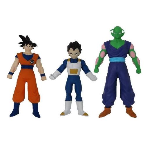 Figurine Miniature - Personnage Miniature Figurine extensible DRAGON BALL - Pack de 3 - MONSTER FLEX