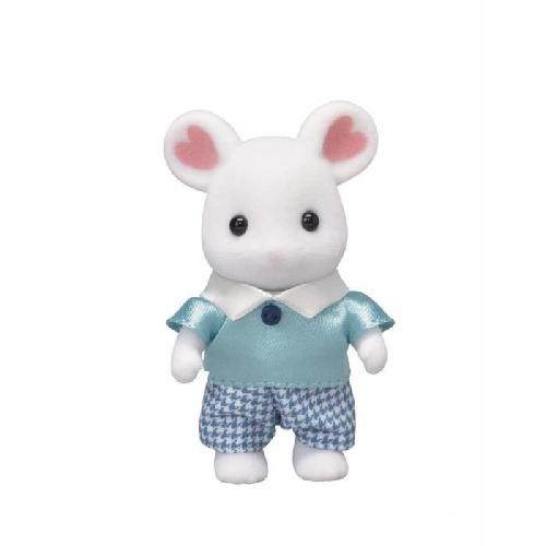 Figurine Miniature - Personnage Miniature Figurine Famille Souris Marshmallow Sylvanian - SYLVANIAN FAMILIES - 5308 - Articulée et Habillée - Mixte