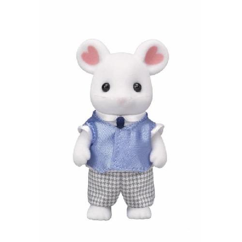 Figurine Miniature - Personnage Miniature Figurine Famille Souris Marshmallow Sylvanian - SYLVANIAN FAMILIES - 5308 - Articulée et Habillée - Mixte