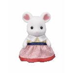 Figurine Miniature - Personnage Miniature Figurine Famille Souris Marshmallow Sylvanian - SYLVANIAN FAMILIES - 5308 - Articulée et Habillée - Mixte