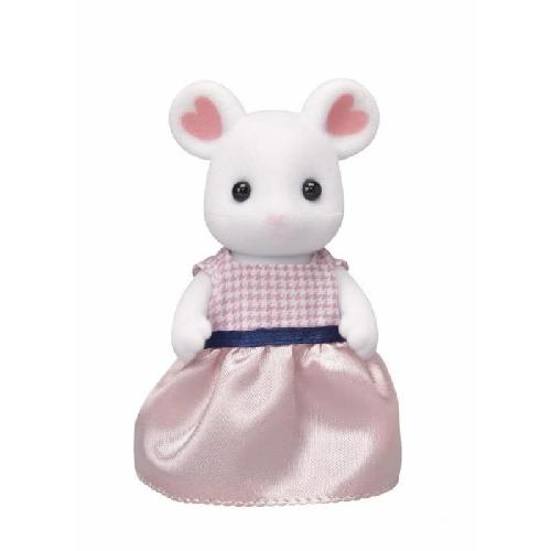 Figurine Miniature - Personnage Miniature Figurine Famille Souris Marshmallow Sylvanian - SYLVANIAN FAMILIES - 5308 - Articulée et Habillée - Mixte