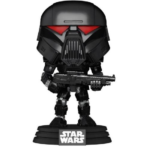 Figurine De Jeu Figurine Funko Pop! Star Wars- Mandalorian - Dark Trooper -Battle-
