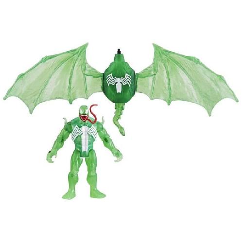 Figurine Miniature - Personnage Miniature Figurine Green Symbiote Hydro-Ailes. figurine de 10 cm avec véhicule. jouets de super-héros pour enfants a partir de 4 ans