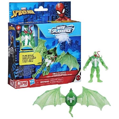 Figurine Miniature - Personnage Miniature Figurine Green Symbiote Hydro-Ailes. figurine de 10 cm avec véhicule. jouets de super-héros pour enfants a partir de 4 ans