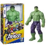 Figurine Miniature - Personnage Miniature Figurine Hulk 30 cm. jouet Avengers Titan Hero Series pour enfants a partir de 4 ans. Marvel