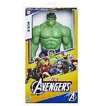 Figurine Miniature - Personnage Miniature Figurine Hulk 30 cm. jouet Avengers Titan Hero Series pour enfants a partir de 4 ans. Marvel