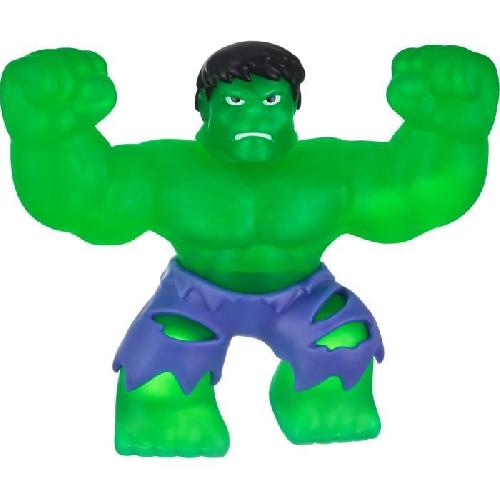 Figurine Miniature - Personnage Miniature Figurine Hulk S3 - MOOSE TOYS - 11 cm - Goo Jit Zu Marvel - Vert et bleu