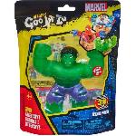 Figurine Miniature - Personnage Miniature Figurine Hulk S3 - MOOSE TOYS - 11 cm - Goo Jit Zu Marvel - Vert et bleu