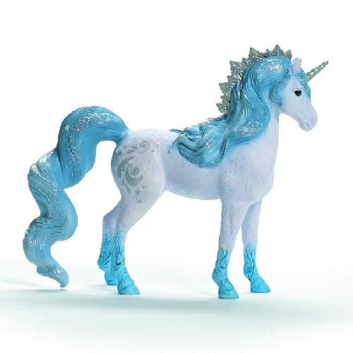 Figurine Miniature - Personnage Miniature Figurine Jument licorne des Eléments . figurine mythique. Cadeau pour Enfants a Partir de 5 ans. 4 x 14 x 12 cm. schleich 70823