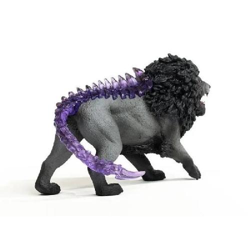 Figurine Miniature - Personnage Miniature Figurine Lion des Ténebres - Figurine Hautement Détaillée et Réaliste a la Queue Transparente - Jouet pour Garçons et Filles -