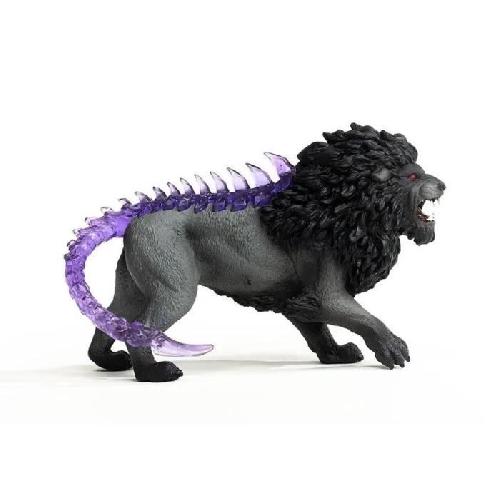 Figurine Miniature - Personnage Miniature Figurine Lion des Ténebres - Figurine Hautement Détaillée et Réaliste a la Queue Transparente - Jouet pour Garçons et Filles -