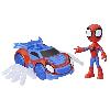 Figurine Miniature - Personnage Miniature Arachno-bolide de Spidey. Marvel. jouets préscolaires. Spidey et ses Amis Extraordinaires