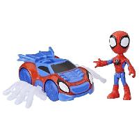 Figurine Miniature - Personnage Miniature Arachno-bolide de Spidey. Marvel. jouets préscolaires. Spidey et ses Amis Extraordinaires