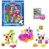 Figurine Miniature - Personnage Miniature BANDAI - Littlest Pet Shop - Pack Safari - 3 animaux et accessoires - BF00524