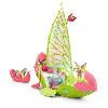 Figurine Miniature - Personnage Miniature Bateau fleuri magique de Sera. coffret de jeu de 40 pieces avec figurine de licorne. elfe et coffre au trésor. jouet pour enfants