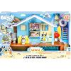 Figurine Miniature - Personnage Miniature Cabane de Plage de Bluey - BLUEY - Set de jeu avec figurine exclusive et plus de 10 accessoires