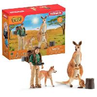 Figurine Miniature - Personnage Miniature Coffret Aventures en Océanie. figurines animaux sauvages. Schleich 42550 Wild Life. Pour enfant des 3 ans