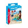 Figurine Miniature - Personnage Miniature Enfants Et Ballons D'eau Playmobil