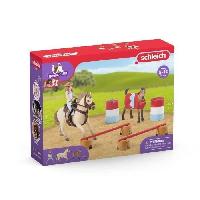 Figurine Miniature - Personnage Miniature Entrainement au ranch. Coffret schleich univers équestre. coffret figurines pour enfants de 5 ans et plus. schleich 72157 HORSE