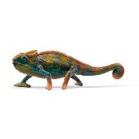 Figurine Miniature - Personnage Miniature Figurine Caméléon . Figurine qui change de couleur avec la chaleur. jouet pour enfants des 3 ans - Schleich 14858 WILD LIFE