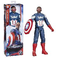 Figurine Miniature - Personnage Miniature Figurine Captain America 30 cm. Titan Hero Series. Marvel Studios Captain America Brave New World. Des 4 ans