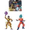 Figurine Miniature - Personnage Miniature Figurine Dragon Ball Super Dragon Stars 17 cm - Golden Freezer vs Super Saiyan Blue Goku - BANDAI